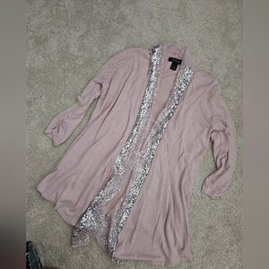 White House black market sequin Sweater S